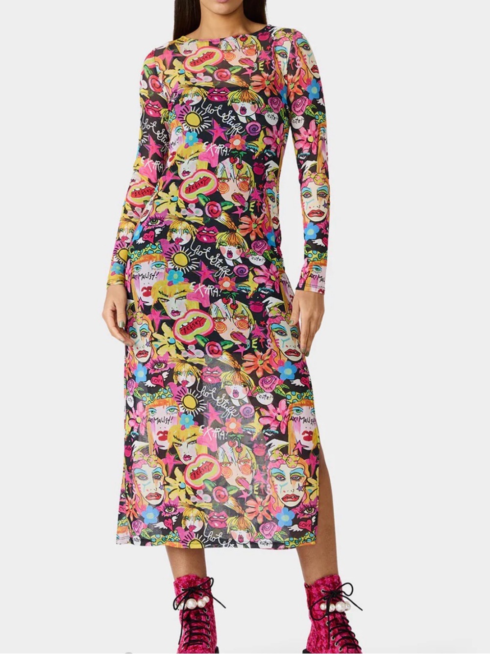Betsey Johnson Art Dress NWT